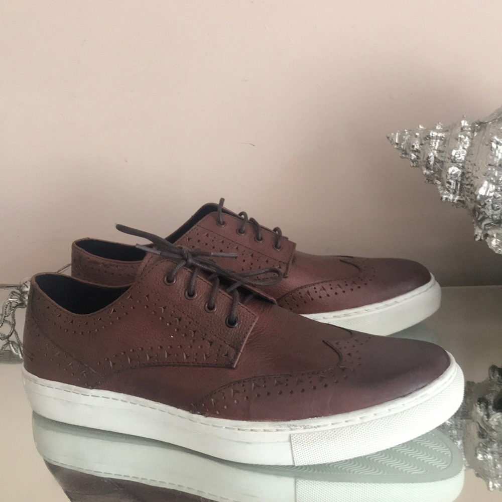 You Minkoff men shoes real leather 9,5 NEW brown